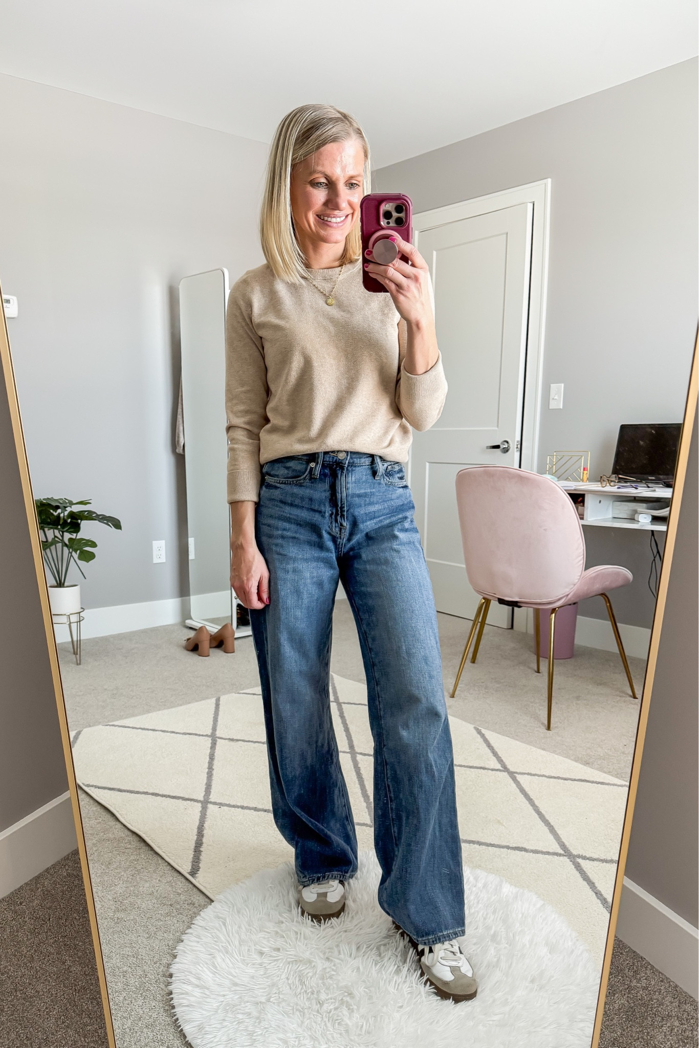 What I wore this week! Winter outfit idea! 
Sweater- old, linked similar
Jeans- 25/shortt

#LTKStyleTip #LTKSeasonal #LTKFindsUnder50