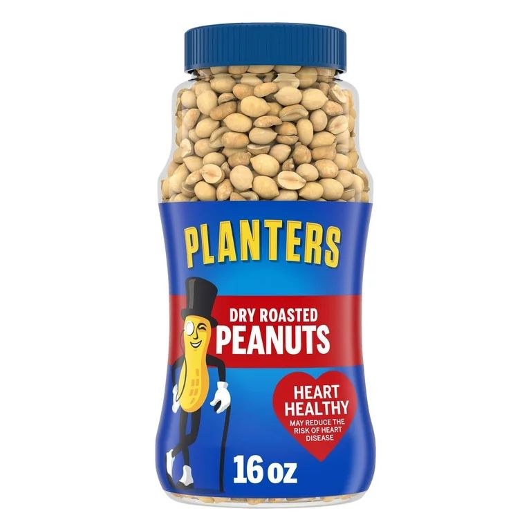 Planters Dry Roasted Peanuts, 16 oz Jar | Walmart (US)