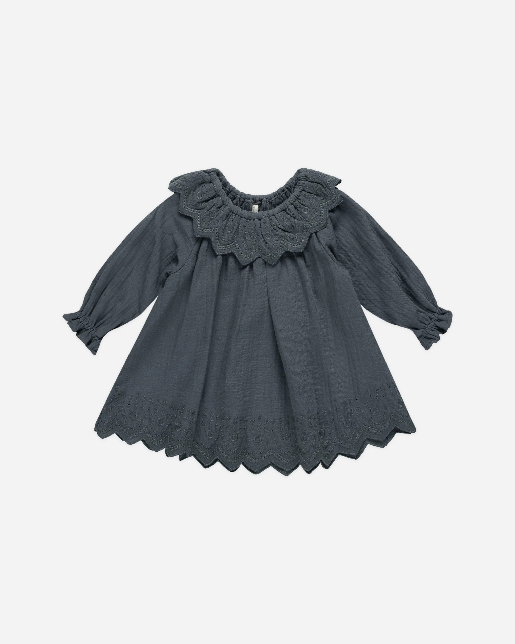 Long Sleeve Isla Dress || Indigo | Rylee + Cru