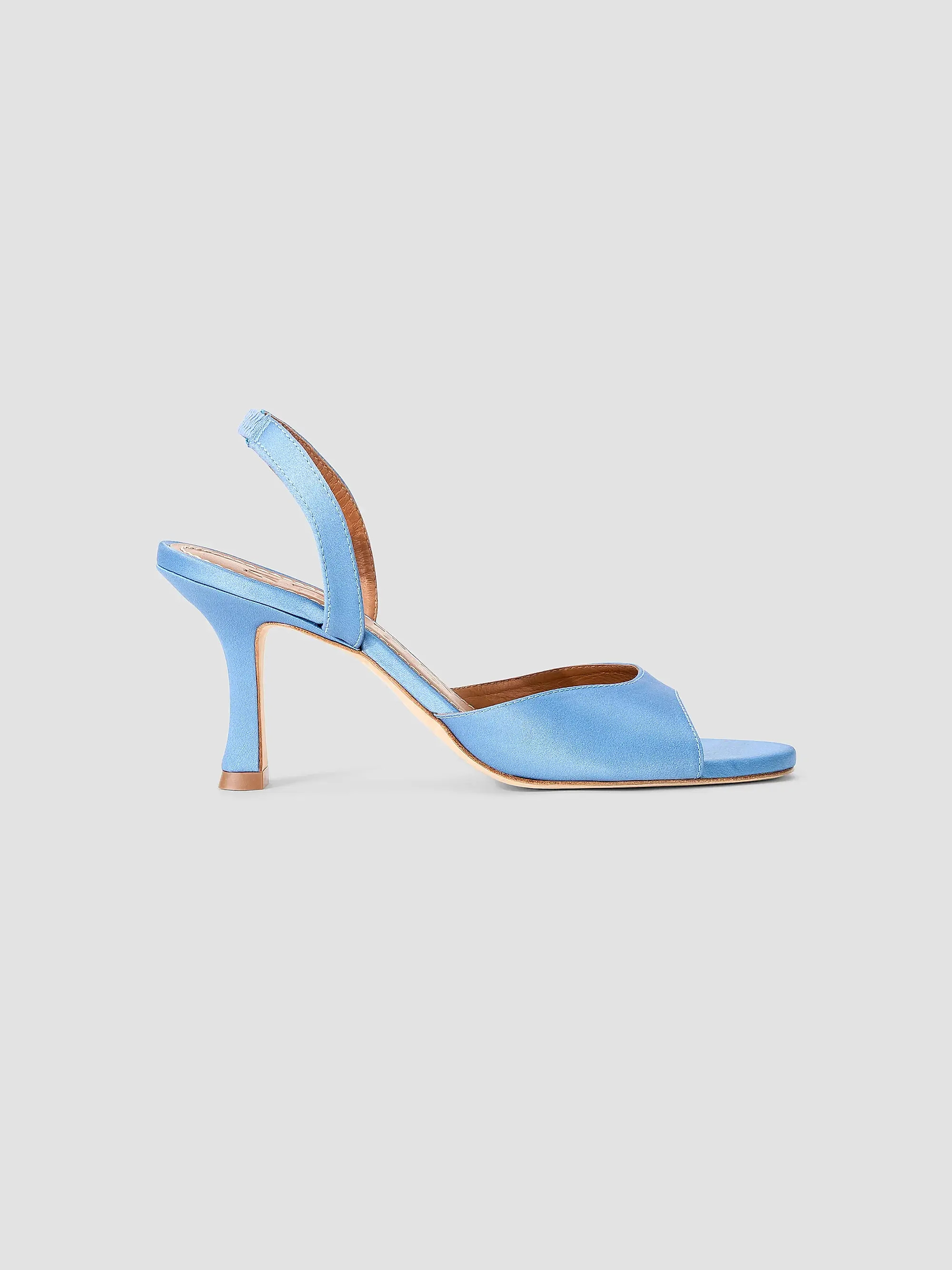 STAUD Brigitte 65MM Satin Heels | Saks Fifth Avenue | Saks Fifth Avenue