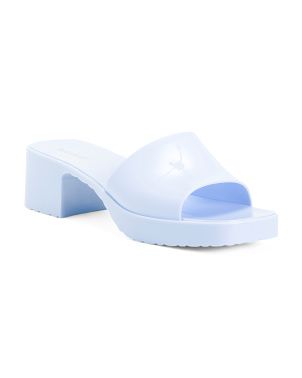 Jelly Slide Heel Sandals | TJ Maxx
