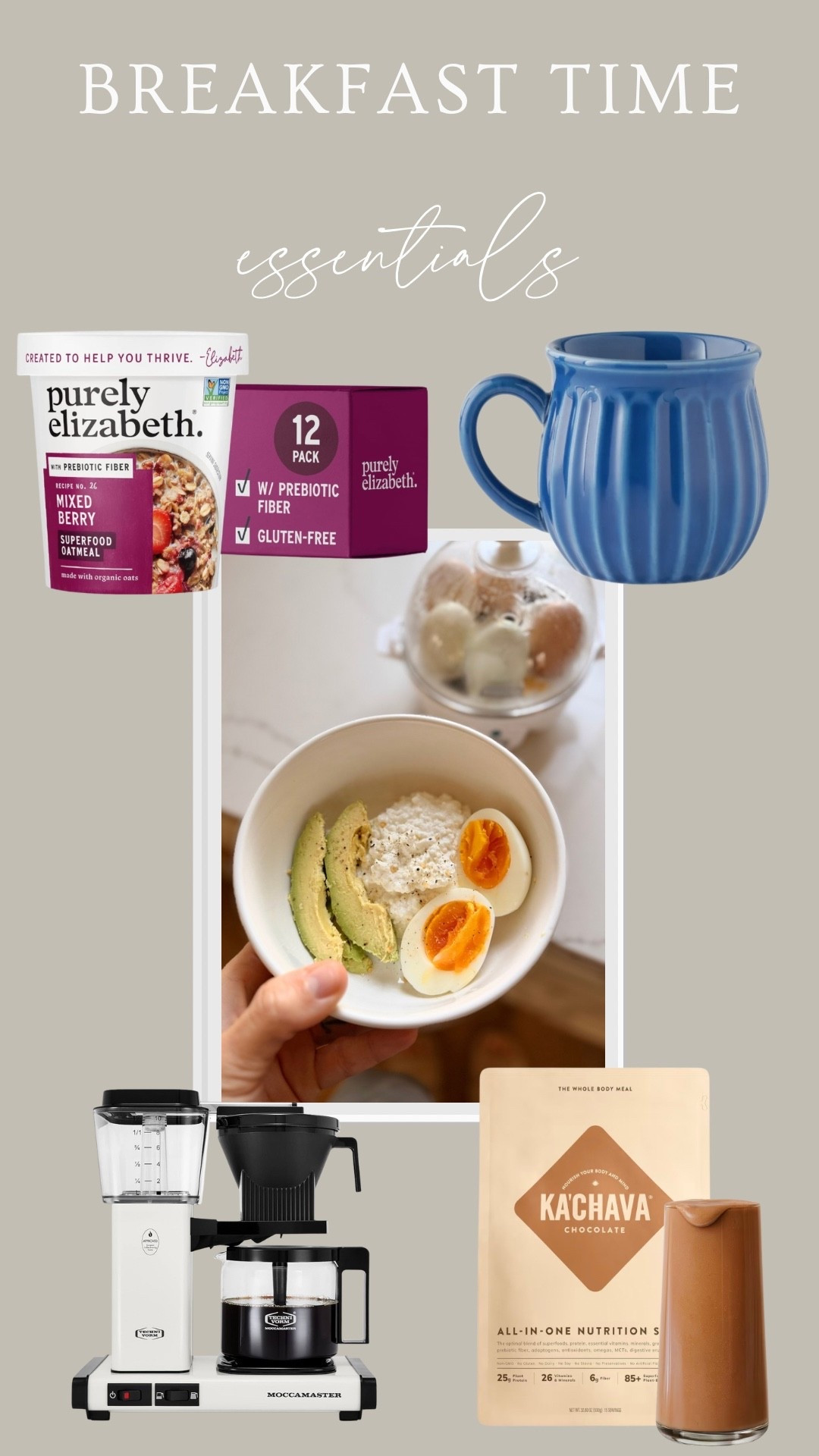 Yummy & healthy breakfast time essentials to start your day out on the right foot🌤️☕️

#LTKmorningroutine #LTKfoodie