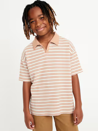 Printed Knitted Collared Shirt for Boys | Old Navy (US)