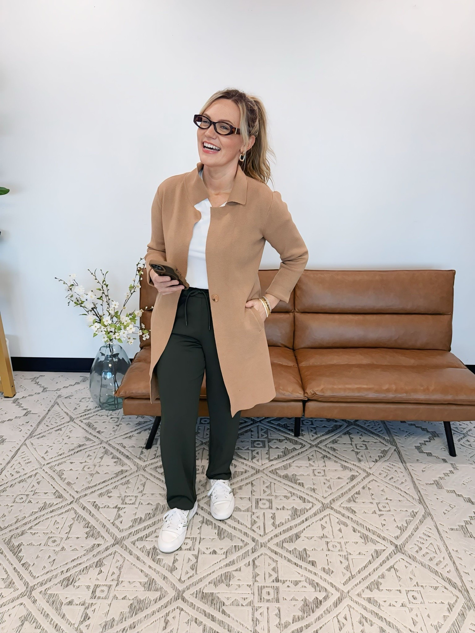 Effortless meets refined. This look is all about workwear that keeps up with your busy day. I’m loving this combination for fall. Comfortable, chic, and polished from morning meetings to after hours plans. Ideal for the office. 
#OfficeOutfit #BusinessCasual #ChicStyle #ElevatedEveryday 

#LTKOver40 #LTKWorkwear #LTKStyleTip