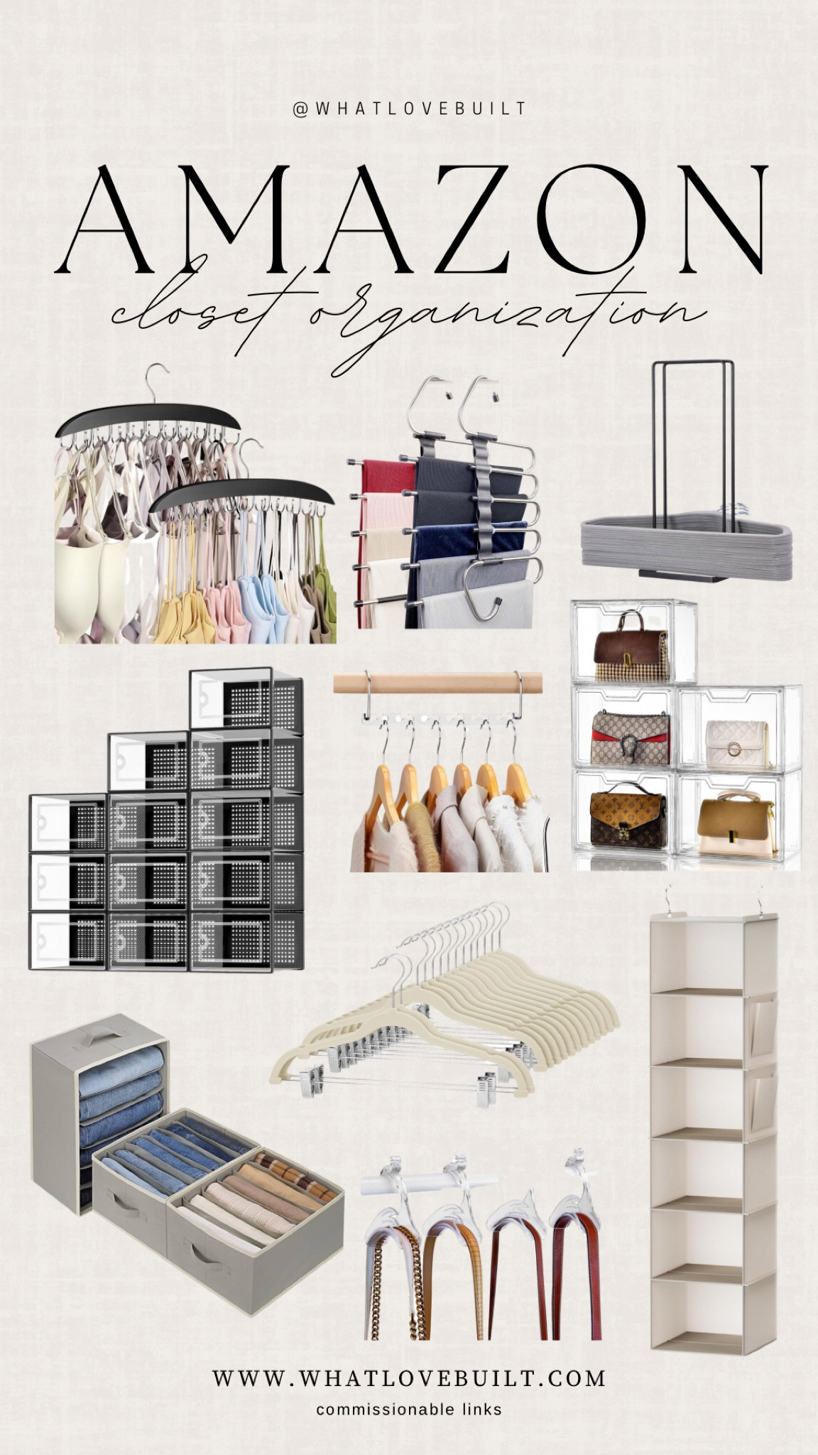 Amazon Closet Organization and Storage! 

#storage #home #organize #closet #hanger #clothing #clothes #hangers 

#LTKFindsUnder50 #LTKHome #LTKStyleTip