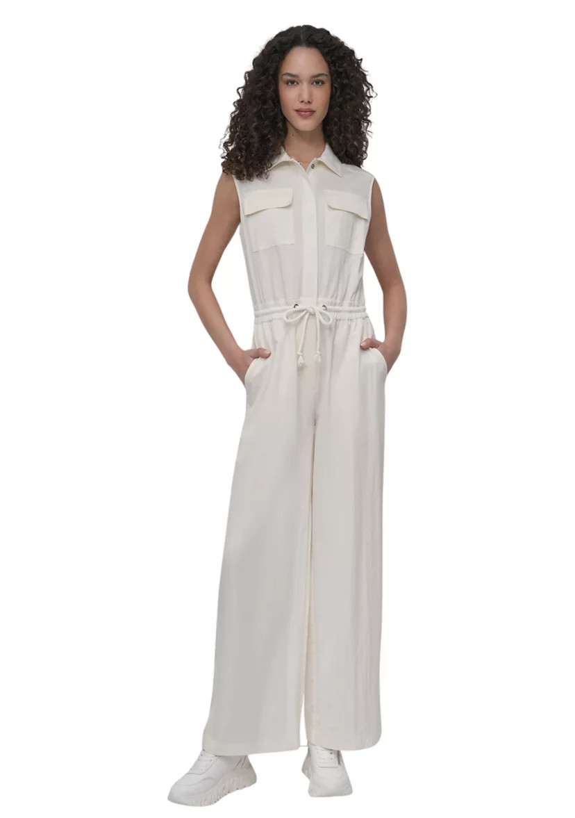 Women's Sleeveless Utility Jumpsuit | Belk
