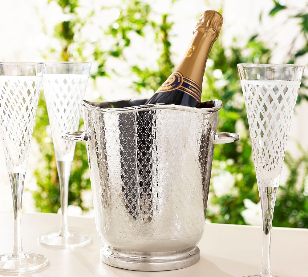 Monique Lhuillier Trelliage Champagne Bucket | Pottery Barn (US)