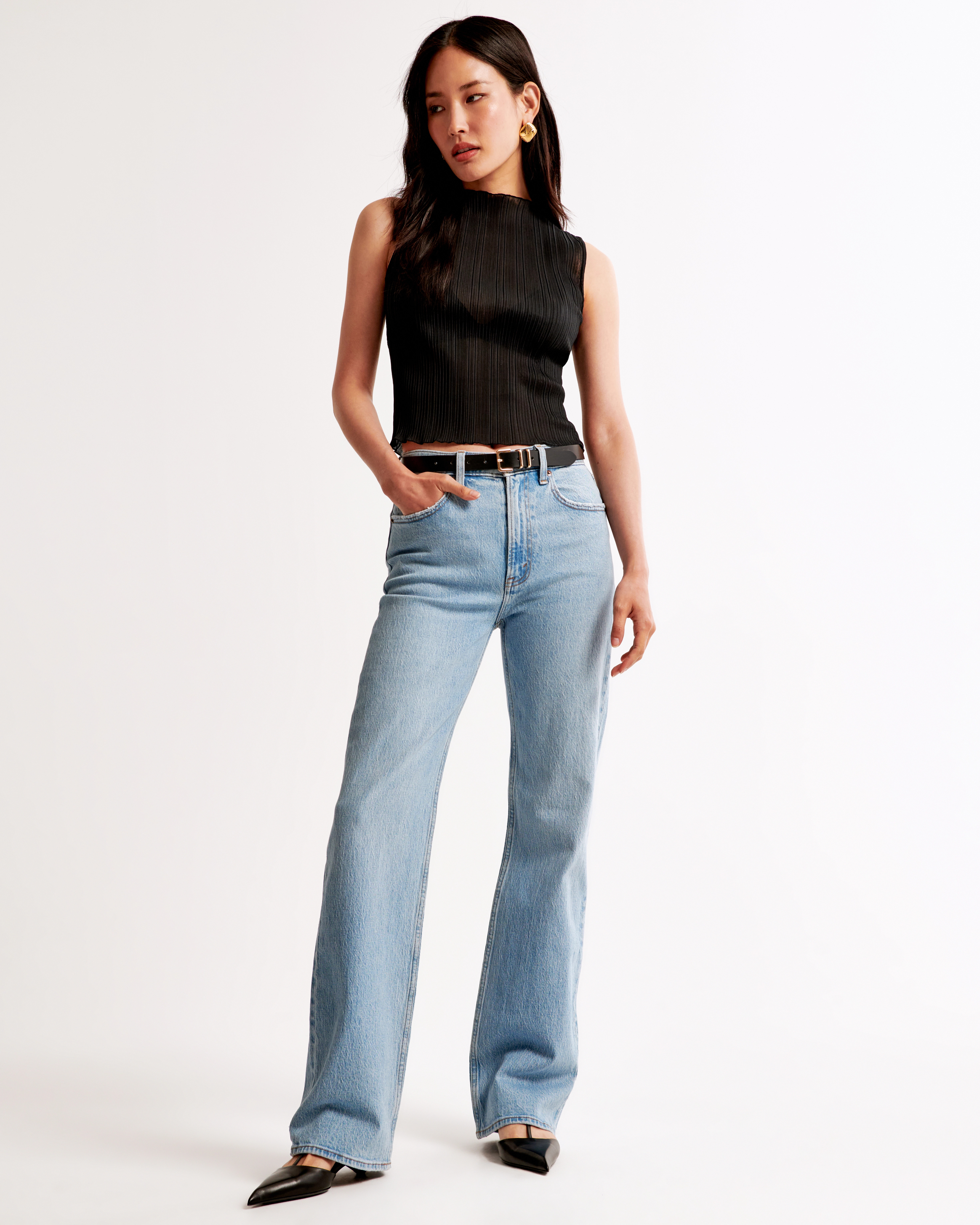 High Rise 90s Relaxed Jean | Abercrombie & Fitch (US)
