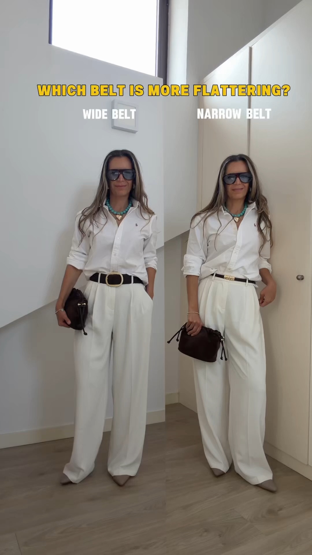 White wide leg Pants are sz S - true to size 

#LTKMothersDay #LTKOver40 #LTKMidsize