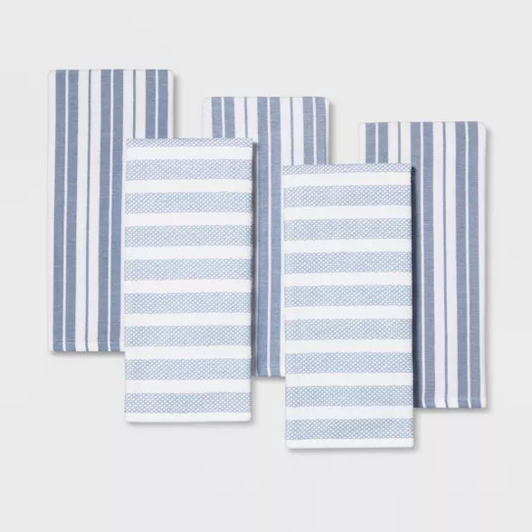 5pk Kitchen Towels - Threshold™ | Target
