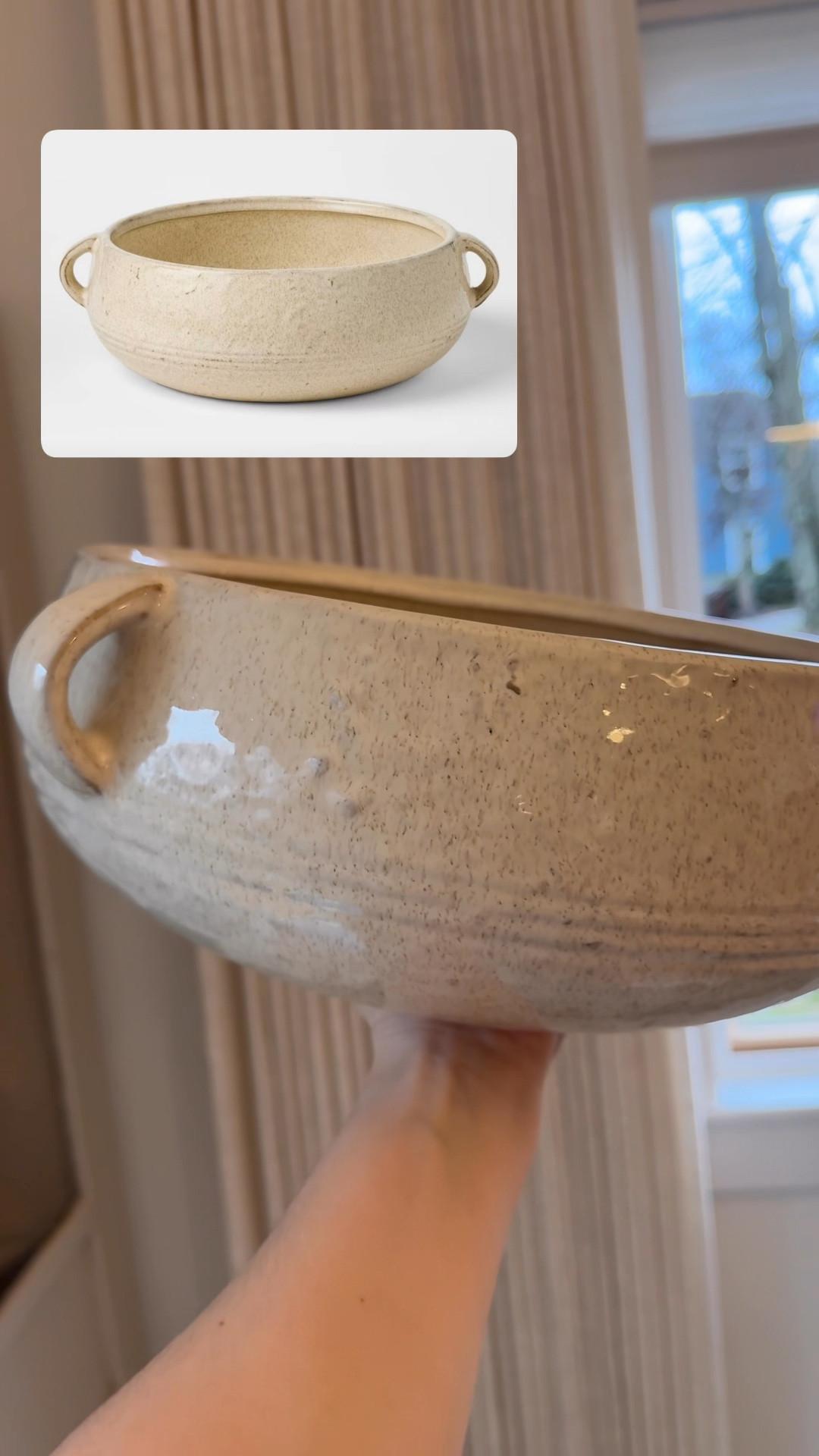 LOVE THIS BOWL! by far my favorite thing from this launch. its huge, looks so expensive, and has the prettiest details 

#LTKGiftGuide #LTKSaleAlert #LTKHome