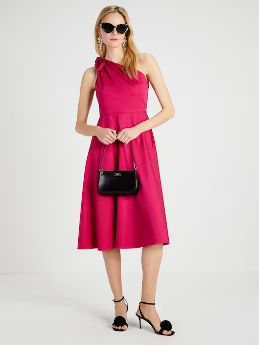 Poplin One-shoulder Sabrina Dress | Kate Spade (US)
