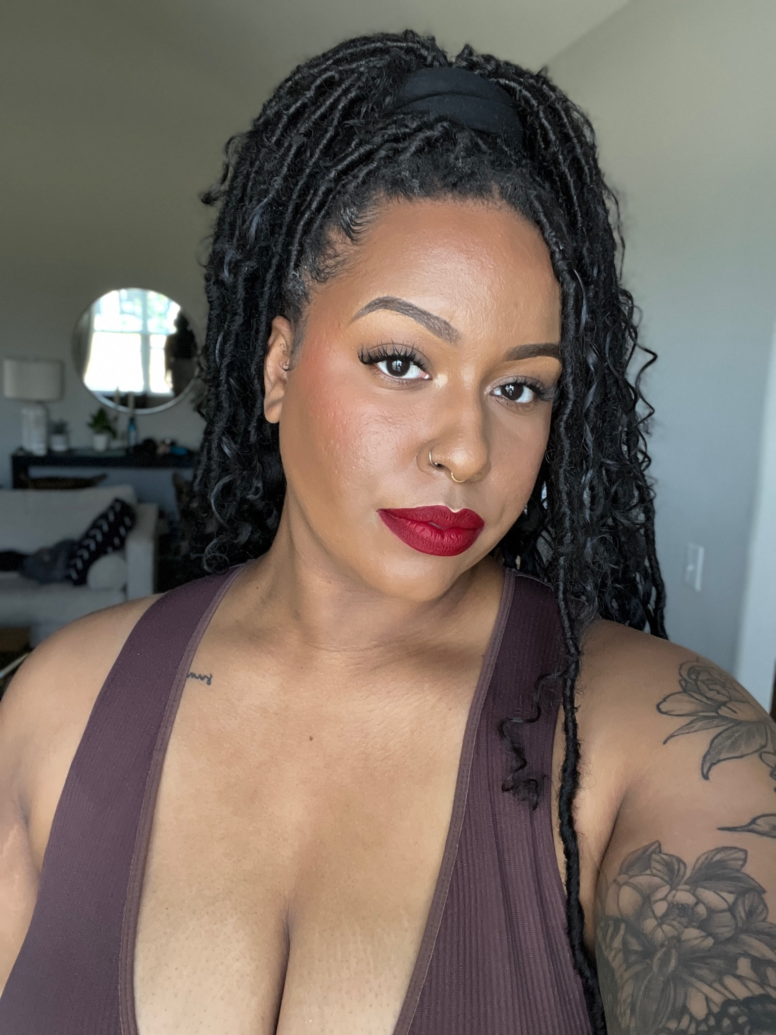 neutral makeup + red lip 

#LTKbeauty #LTKunder50 #LTKstyletip