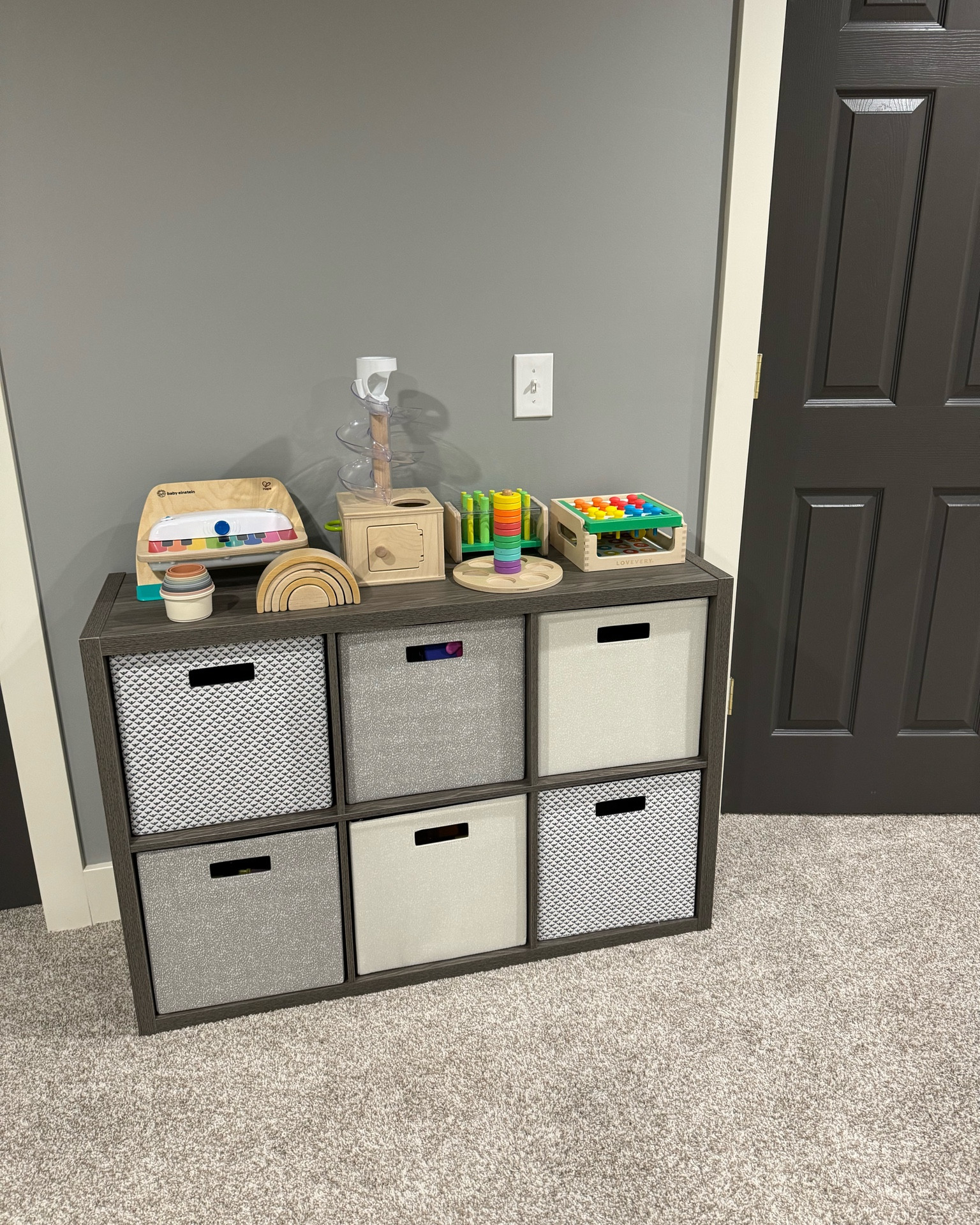 Playroom organization. So glad we got these 13” cube units for storing larger items such as Barbies and cars. Love these in our basement playroom! 

Playroom organization. Mom hacks. Lovevery toys. Montessori toys. Organization cubes. Target home. Target finds. Home decor. Kids room decor. Toddler playroom. 

#LTKKids #LTKHome