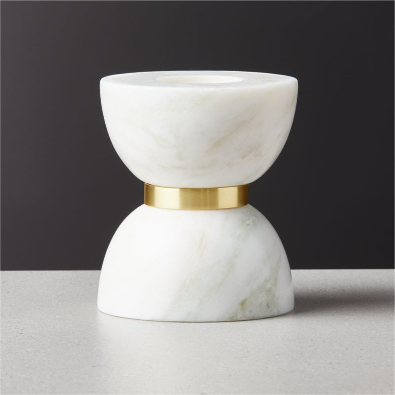 Melia Candle Holder Large + Reviews | CB2 | CB2