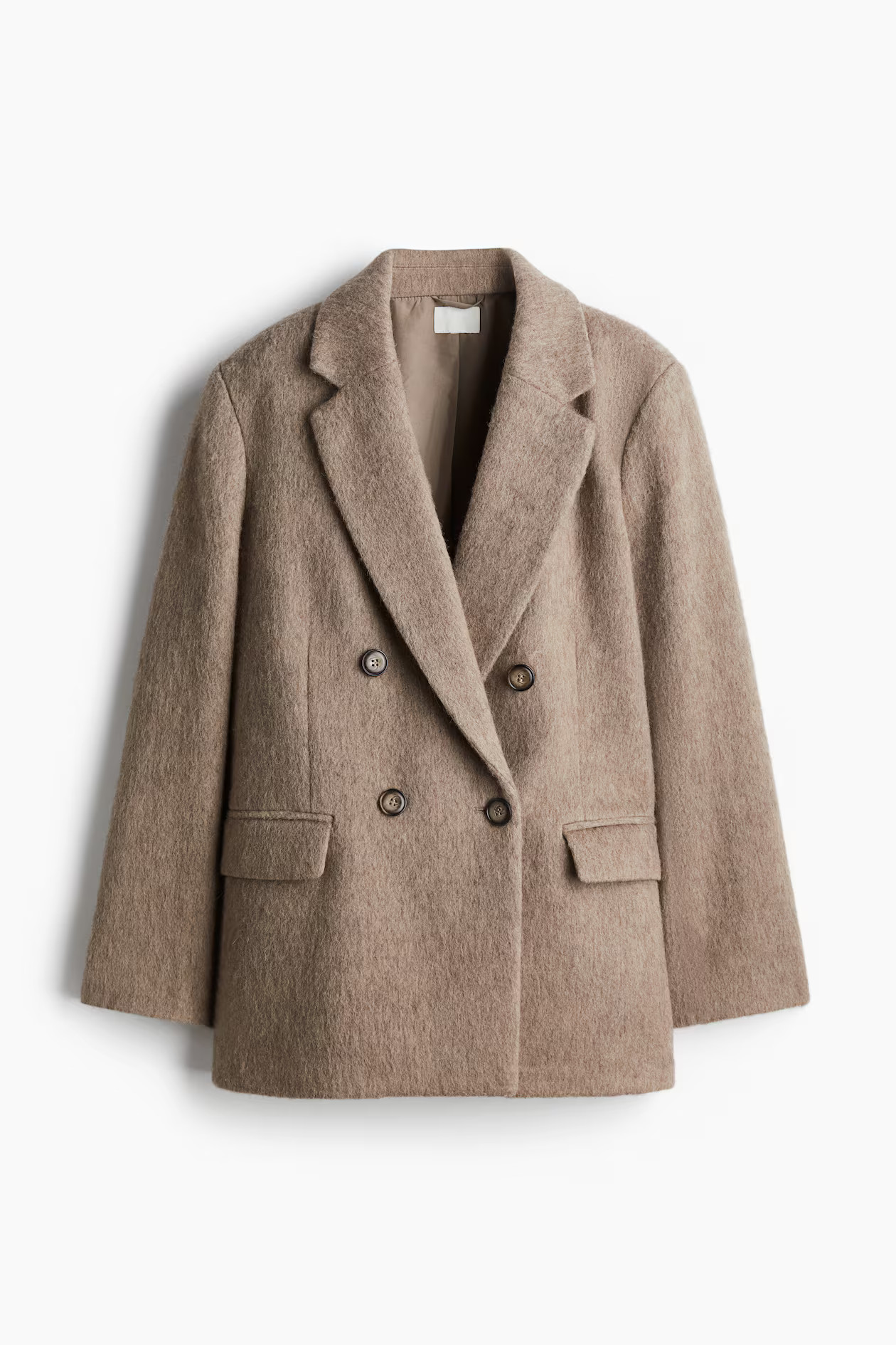 Wool-blend blazer - Beige - Ladies | H&M GB | H&M (UK, MY, IN, SG, PH, TW, HK)