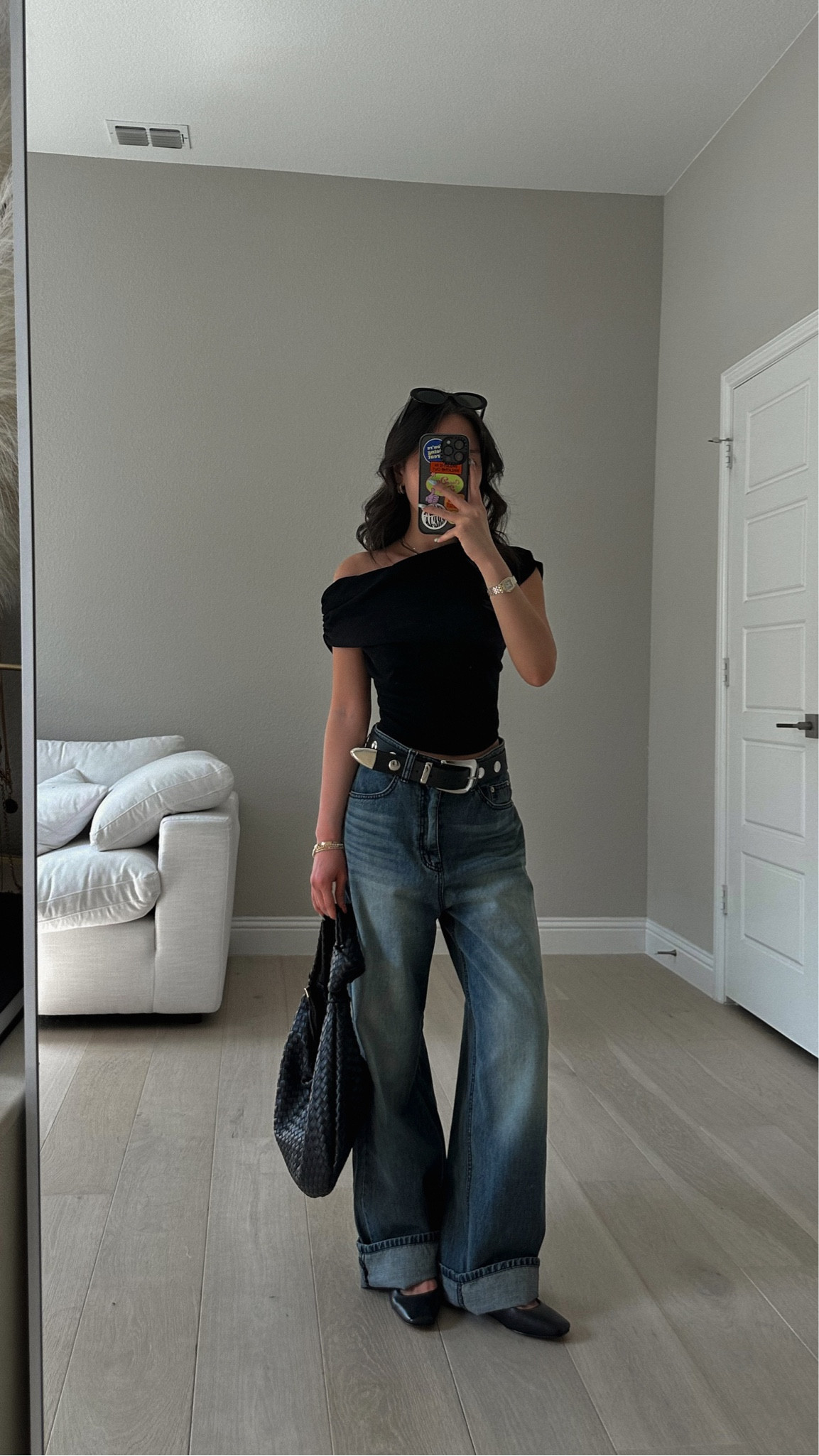 ⭐️ code “HOPE” for 40% off top and jeans (lewkin) 
top size S/M
jeans size S
belt is b-low the belt (linked similar / exact in a diff color)

#LTKfindsunder100 #LTKstyletip #LTKfindsunder50