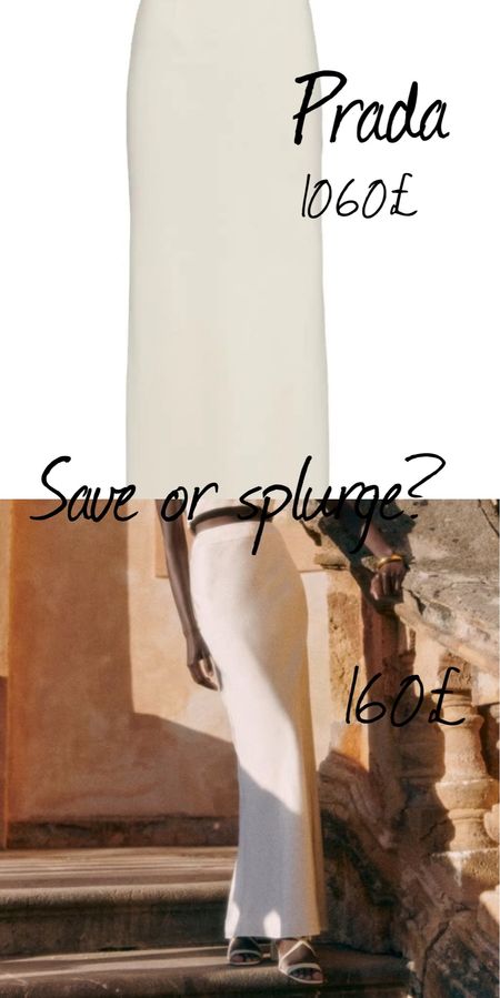 White maxi skirt, prada skirt, sesame skirt, slip skirt, save or splurge? 

#LTKstyletip #LTKeurope