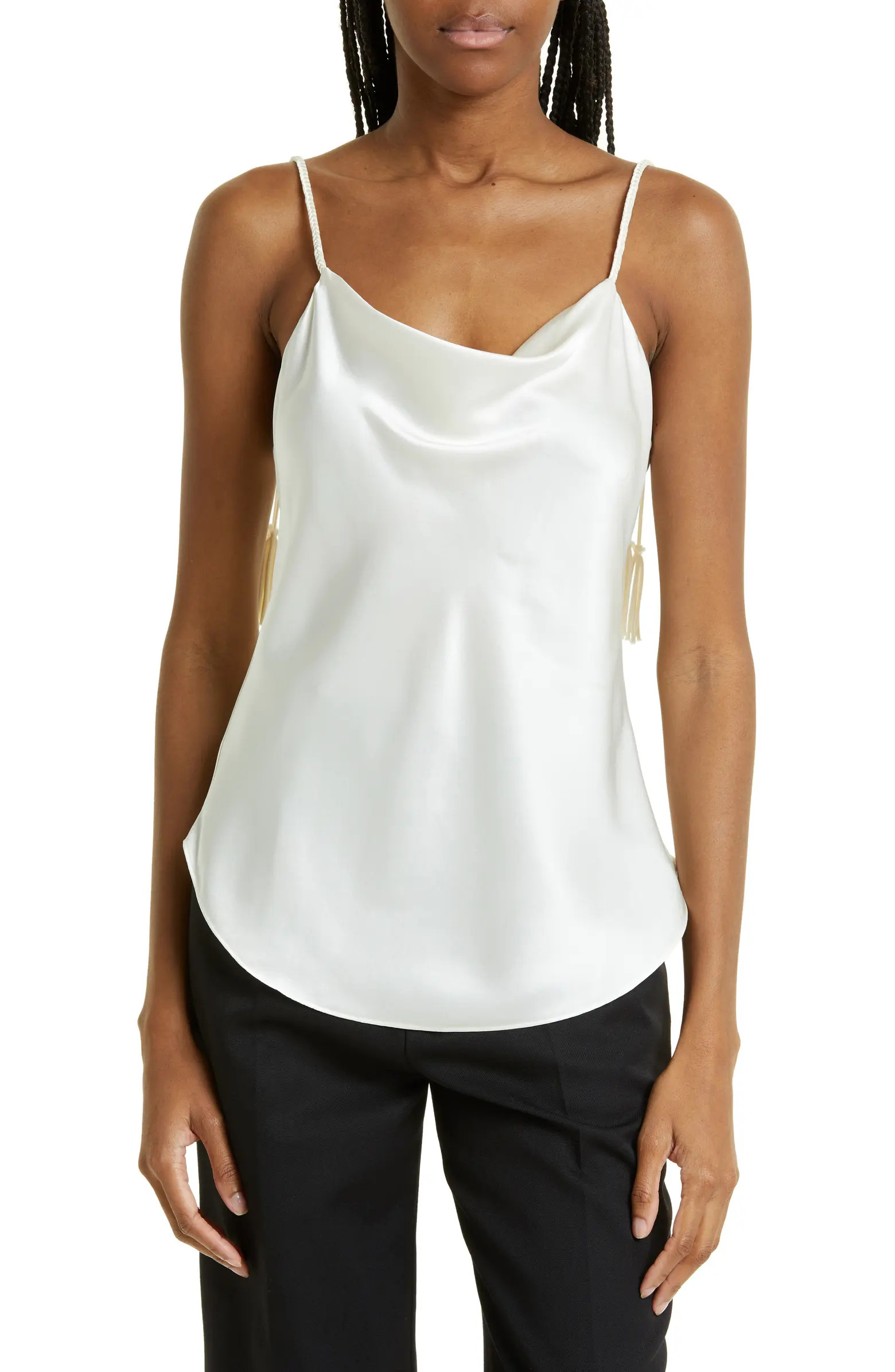 Marta Cowl Neck Silk Camisole | Nordstrom