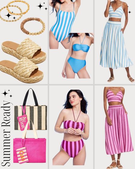 Summer ready with cute NEW clothing, swimwear and accessories from Target! Affordable fashion. Summer wear. 

#LTKTravel #LTKOver40 #LTKStyleTip