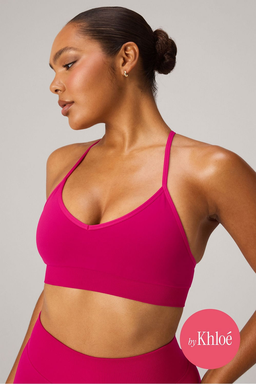 Seamless V-Neck Low Impact Bra | Fabletics