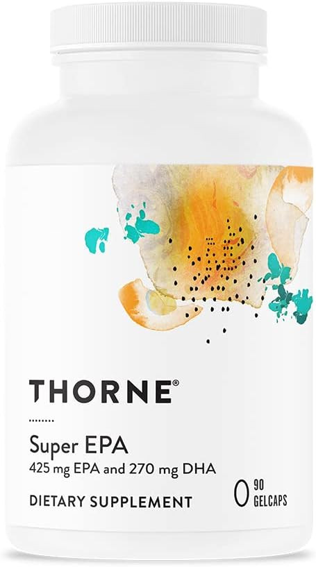 THORNE Super EPA - Omega-3 Fatty Acids EPA 425mg and DHA 270mg Supplement - Support Brain, Cardio... | Amazon (US)