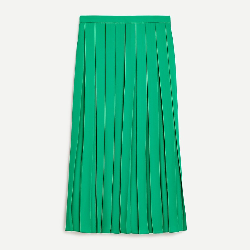 Wide-pleat midi skirt | J. Crew US