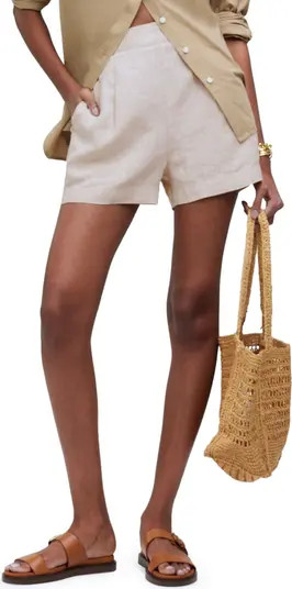 Madewell Clean Linen Pull-On Shorts | Nordstrom | Nordstrom