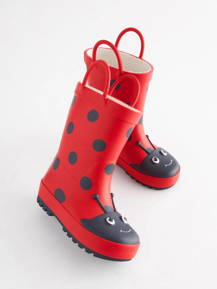Red Ladybird Handle Wellies | Next US