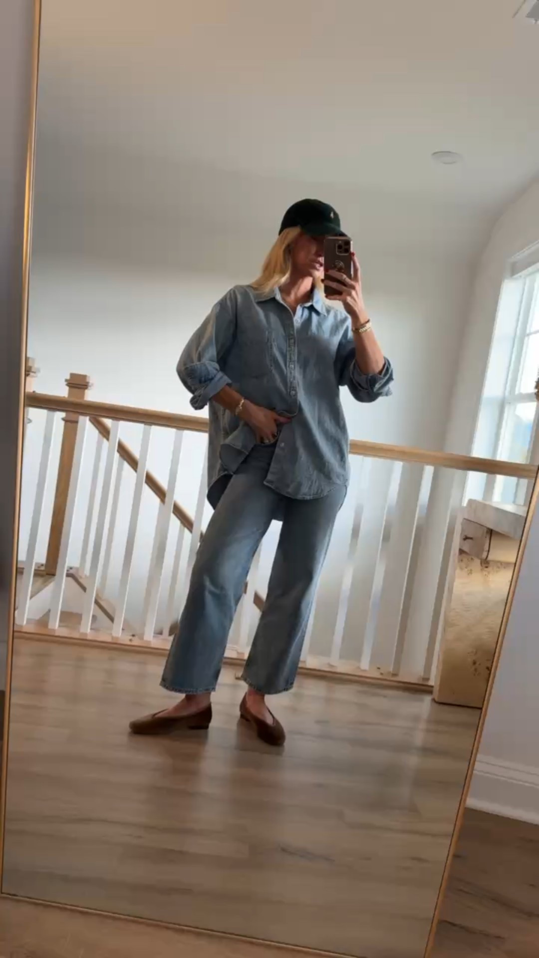 A classic Polo baseball cap should be on every picky girls Christmas list. I’ve linked all of my favorites below (the green corduroy and the red classic are my top favs) 
Denim top: runs oversized, wearing a S, wash is 7 Yrs Pctr 
Jeans: run TTS, wearing a 25 

#LTKHoliday #LTKGiftGuide #LTKSeasonal