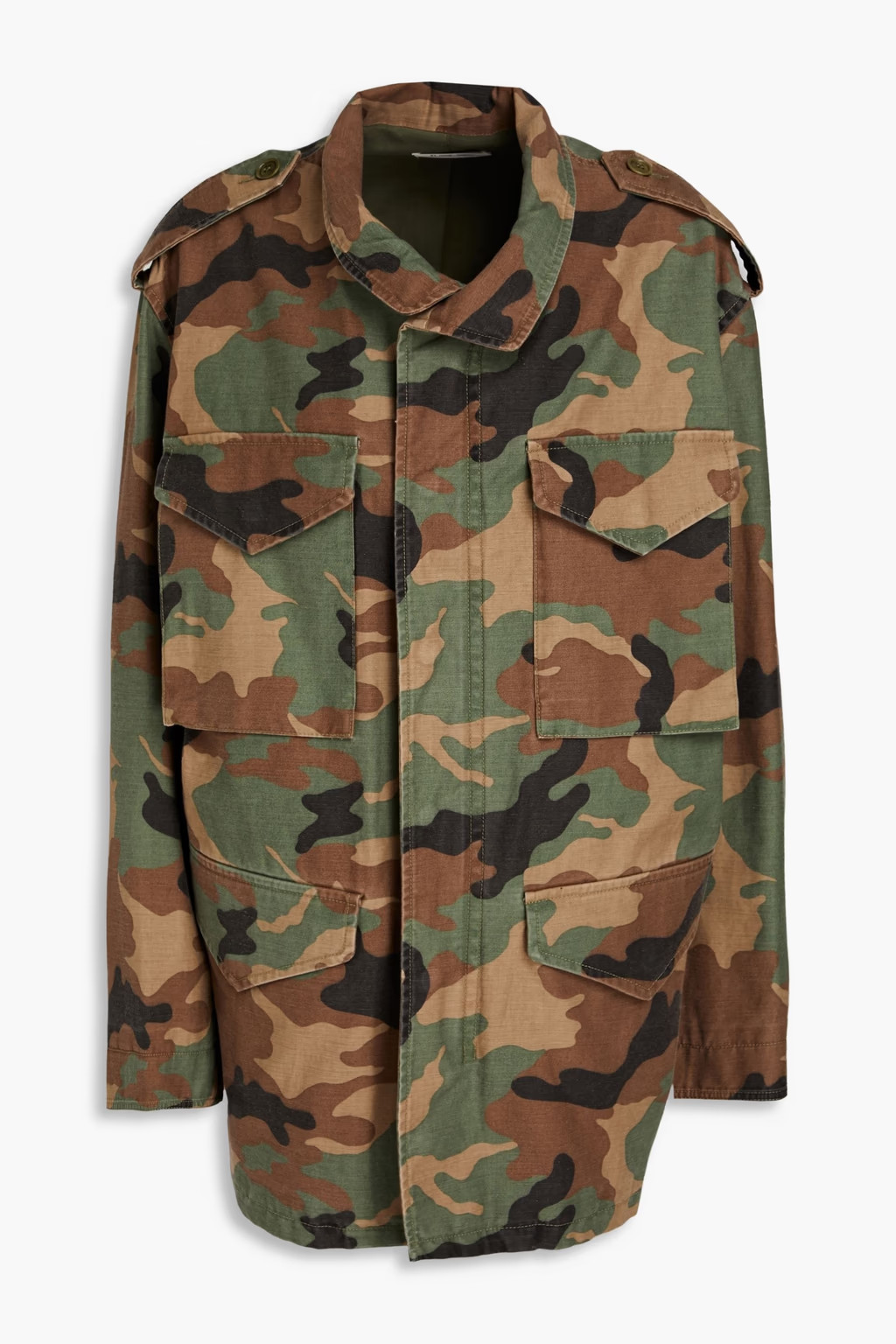 Jackie camouflage-print cotton-blend jacket | The Outnet (UK and Europe)