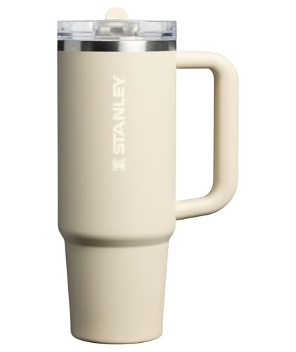 STANLEY Quencher ProTour Flip Straw Tumbler with Leakproof Lid 30 oz | Built-In Straw & Handle | Cupholder Compatible for Travel | Insulated Stainless Steel Cup | BPA-Free | Exclusive Toasted Almond | Amazon (US)