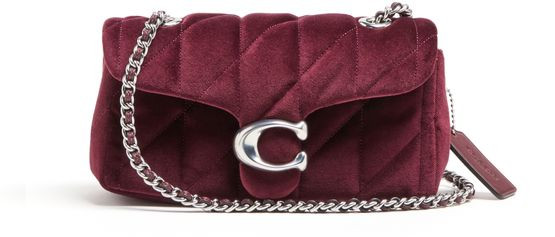 Tabby quilted velvet shoulder bag 20 | 24S US