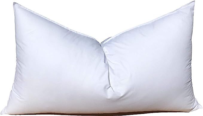 Pillowflex Synthetic Down Pillow Insert for Sham Aka Faux/Alternative (16 Inch by 20 Inch) | Amazon (US)