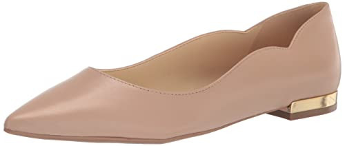 Nine West Women's Lovlady3 Ballet Flat, Barely Nude 110, 7 | Amazon (US)