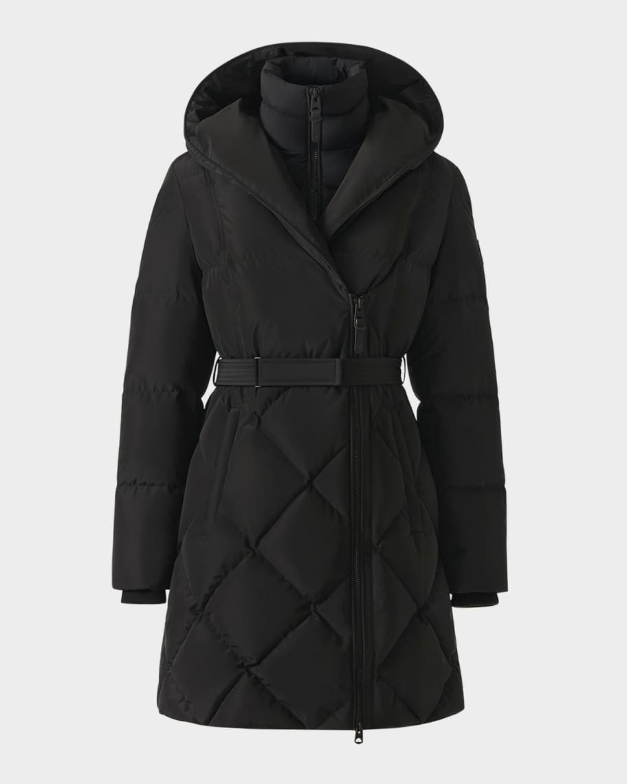 Mackage Ayumi 2-in-1 Long Down Coat | Neiman Marcus