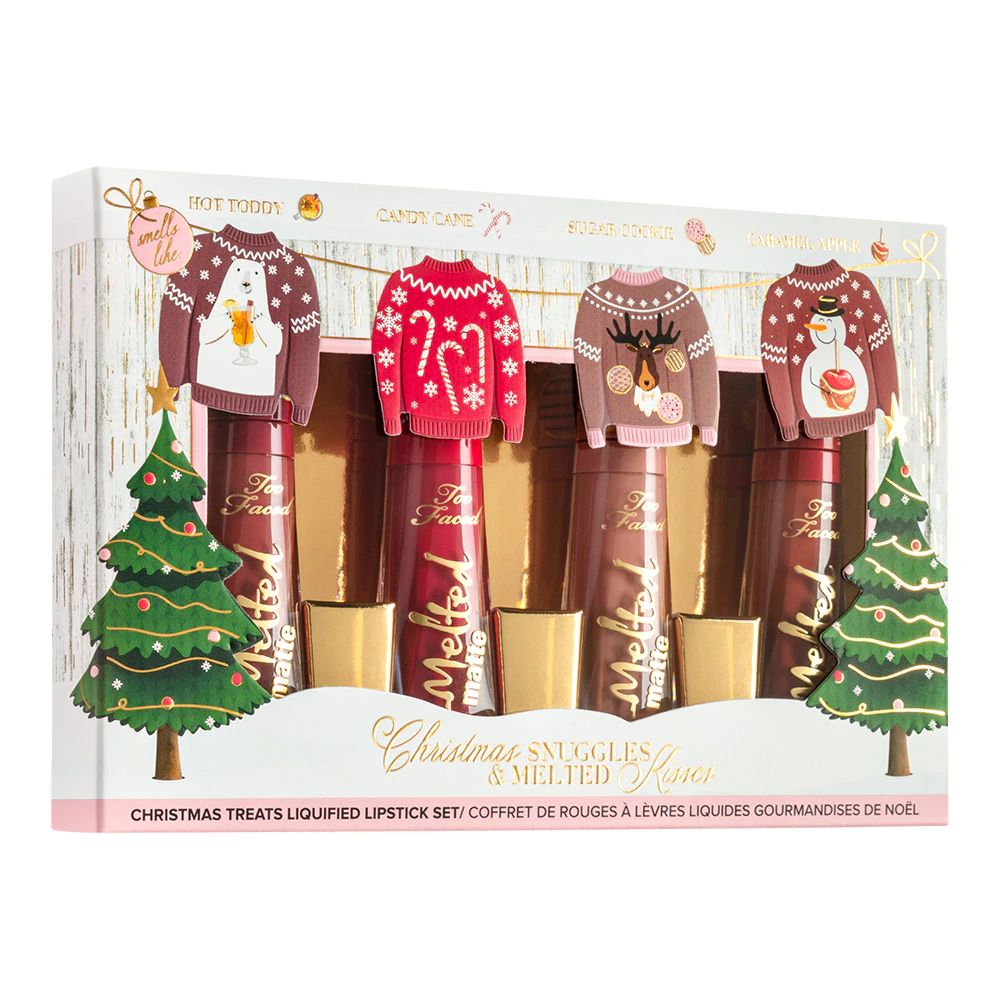 Christmas Snuggles & Melted Kisses Liquid Lipstick Set | Too Faced Cosmetics