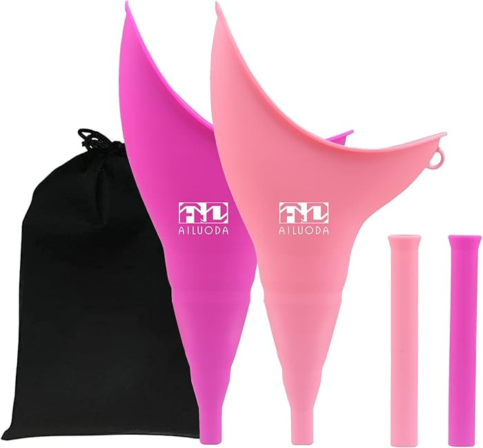Female Urinals Portable Reusable Silicone,Women Stand Up Pee Device,Easy to Use,Suitable for Camp... | Amazon (US)