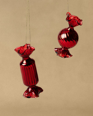 Glass Candy Ornaments (Set of 2) | McGee & Co. (US)
