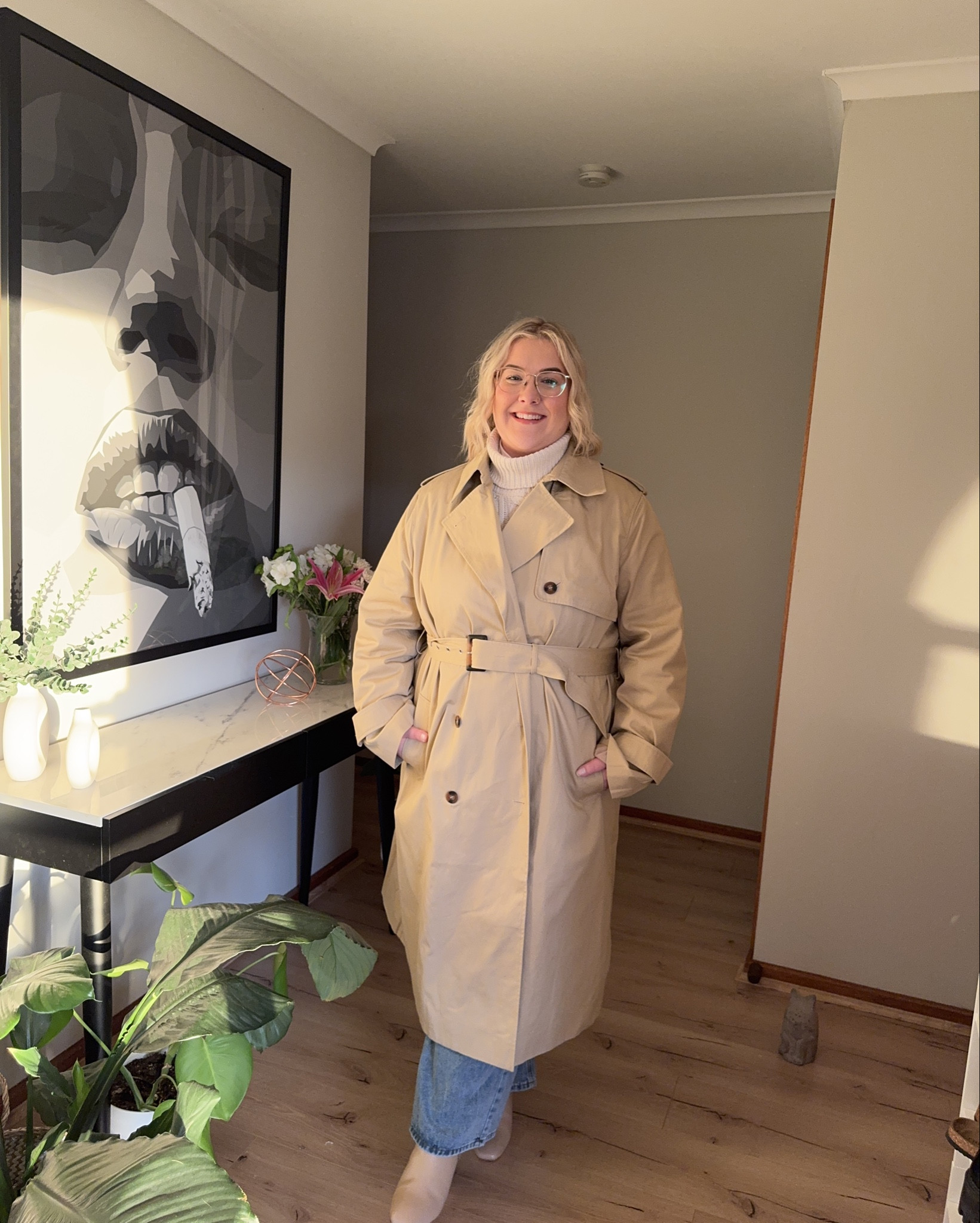 A trench = a winter staple ✨

#LTKplussize #LTKautumn #LTKcurves