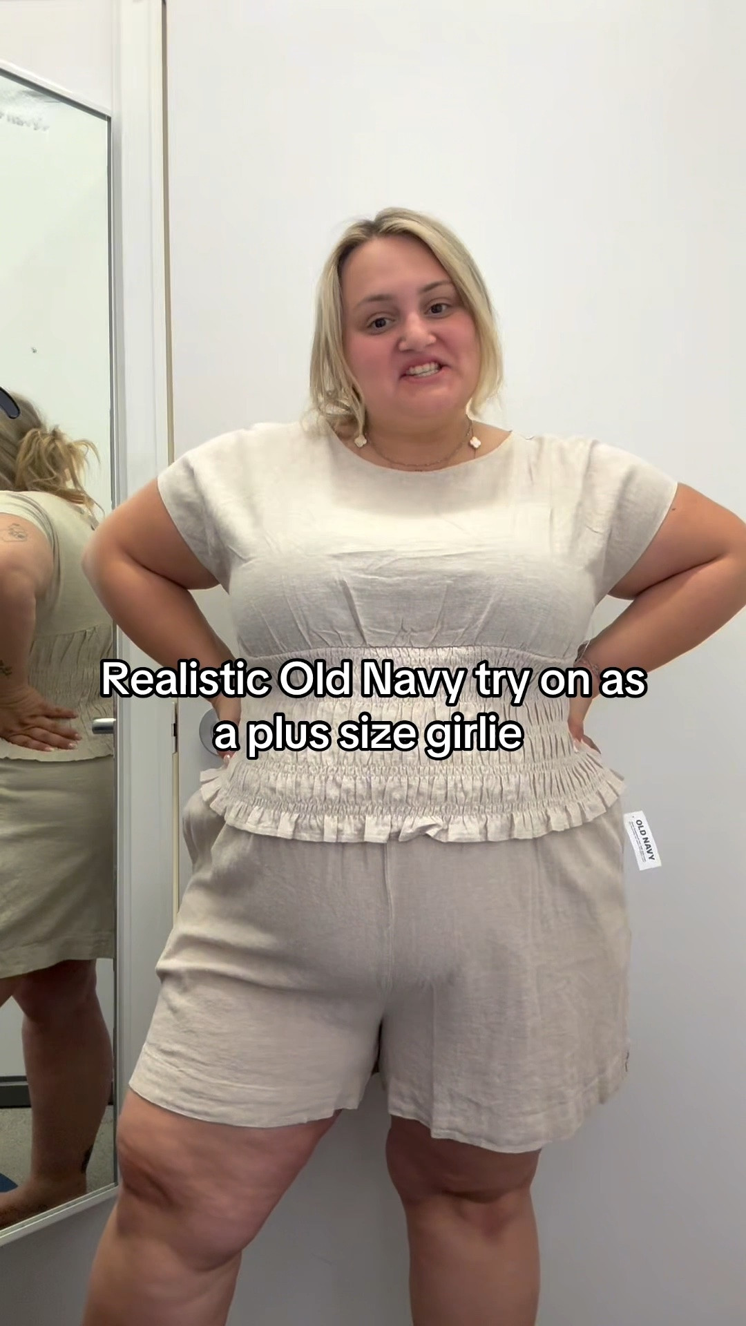 First set I’m wearing an xxl in the top and 2x in the bottoms
Brown dress: xl 
Blue dress: wearing xl needed xxl! 
Knitted too: xxl & jeans needed to size up in jeans!

#LTKPlusSize #LTKMidsize #LTKSaleAlert