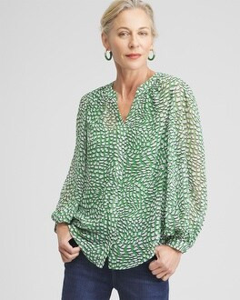Abstract Print Blouse | Chico's