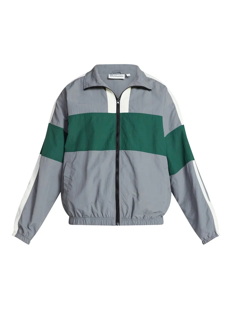 No Boundaries Windbreaker Jacket with Long Sleeves, Men's XS-2XL | Walmart (US)