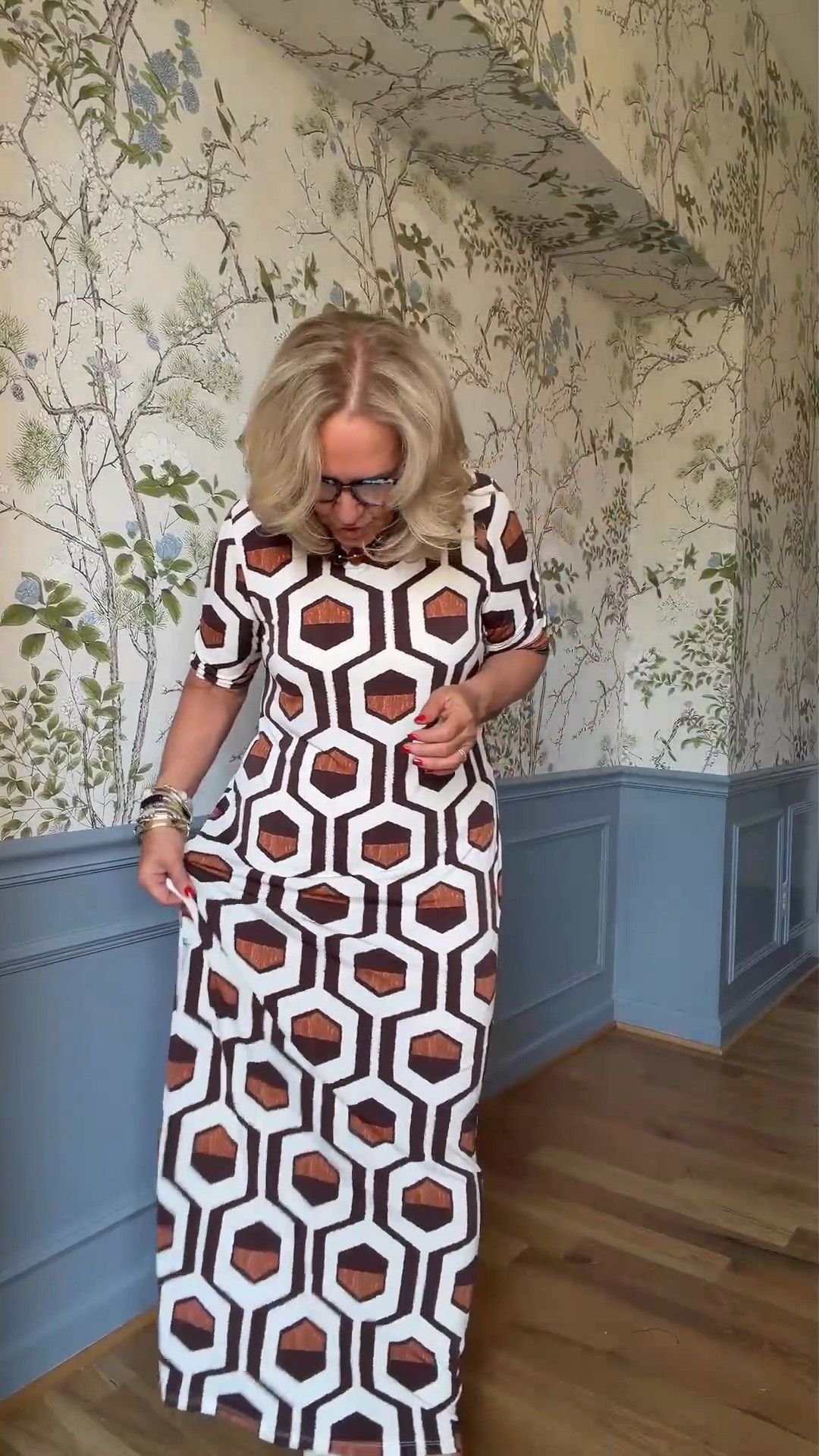 Oh my goodness, I love the print on this dress! I’m wearing a medium, and the maxi length makes it such an easy one-piece outfit. Added my platform sandals and that’s it! A statement dress without having to think too hard about the rest.

#LTKdayinmylife #LTKgrwm #LTKootd