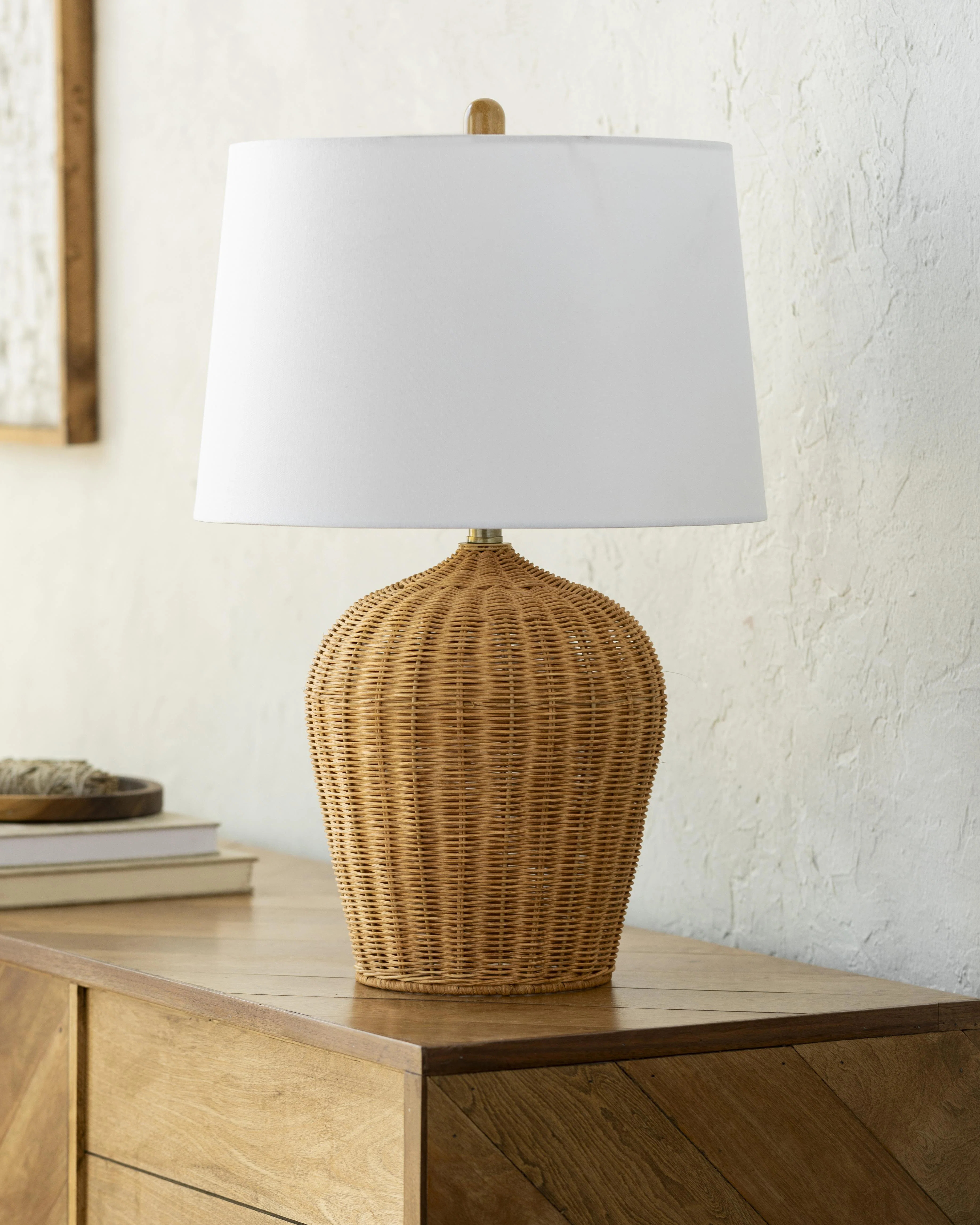 Beachcrest Home™ Rodanthe Rattan Table Lamp & Reviews | Wayfair | Wayfair North America