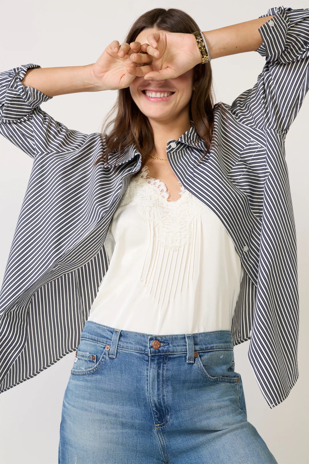 Allie Stripe Shirt | Evereve