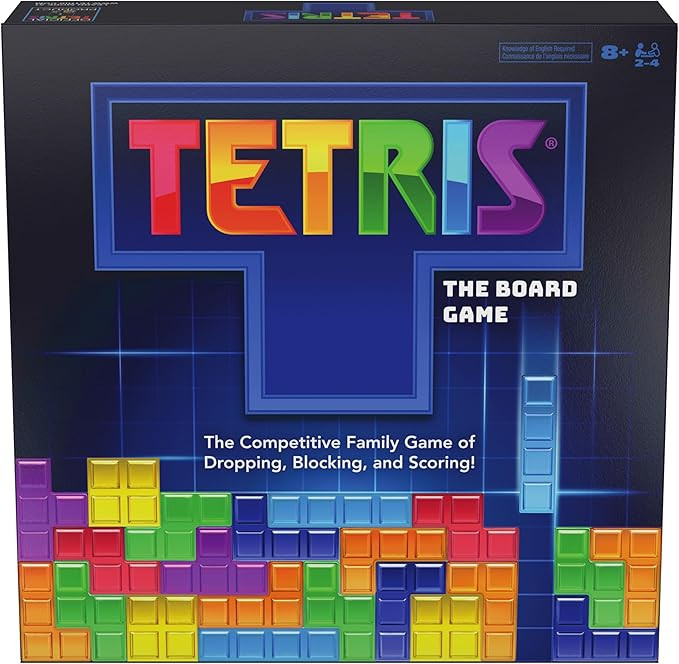 Spin Master Games, Tetris: The Board Game, Play The Classic Puzzle Game Tetris in Real Life, Mult... | Amazon (US)