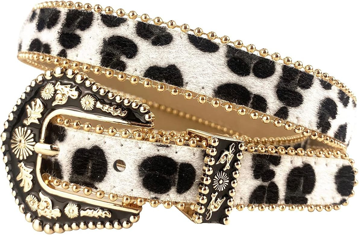 TOPACC Girls Western Belt Women Fashion Cowgirl Belts for Jeans Pants Dresses | Amazon (US)