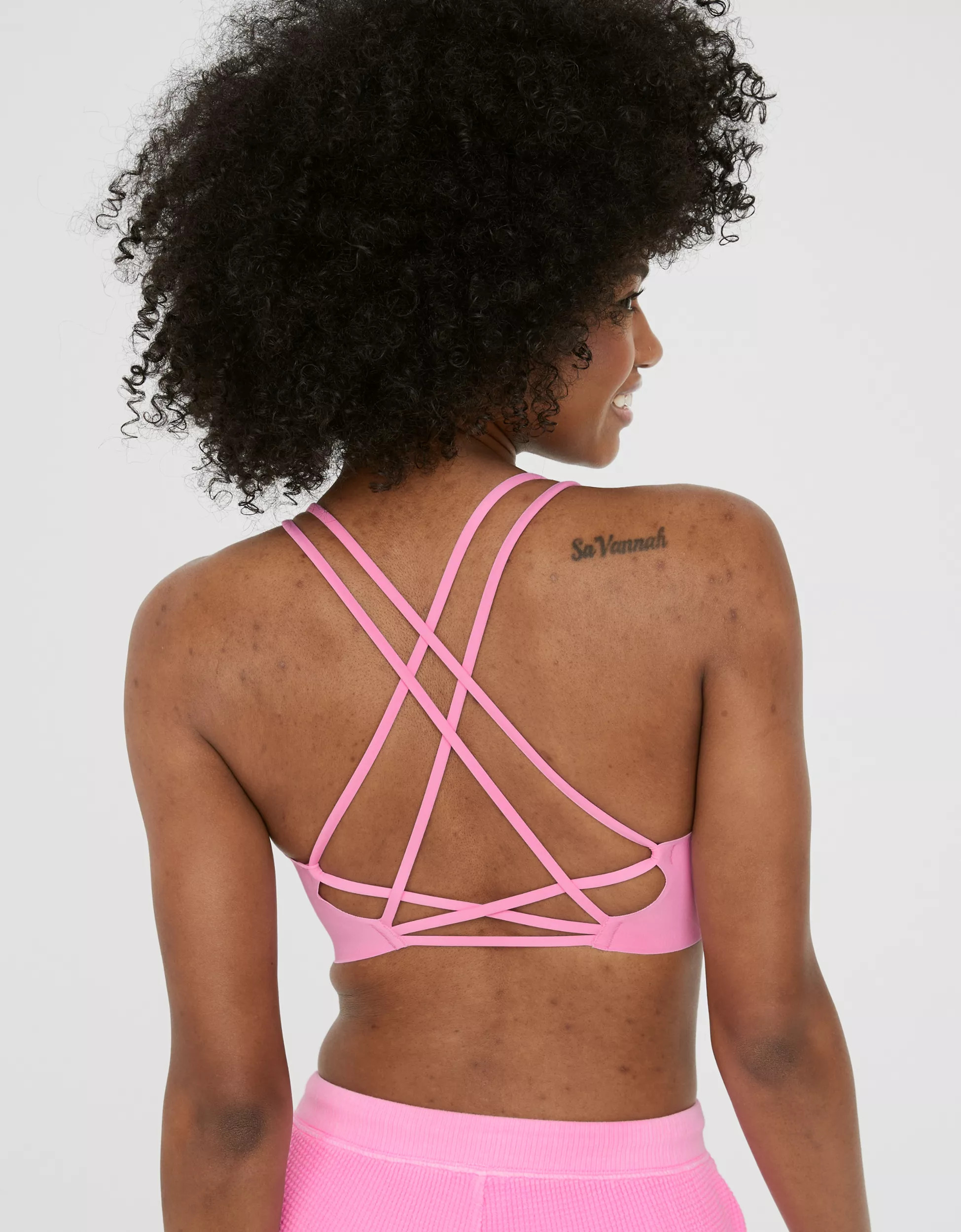 OFFLINE By Aerie Goals Strappy Sports Bra | Aerie