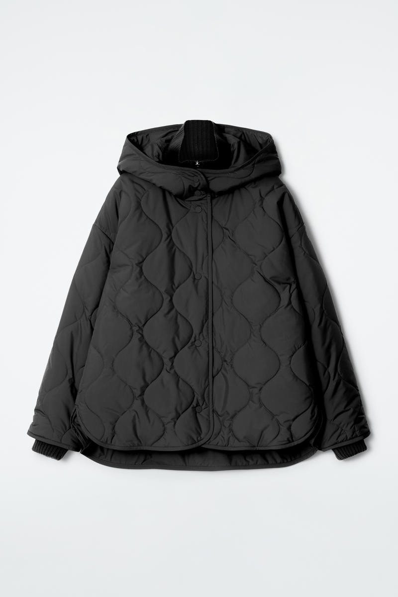 Quilted Hooded Funnel-Neck Jacket | COS (US)